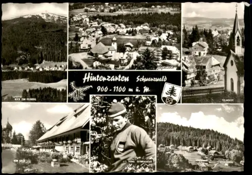 Hinterzarten Mehrbildkarte div. Ortsansichten u.a. G. Thoma Olympiasieger 1965