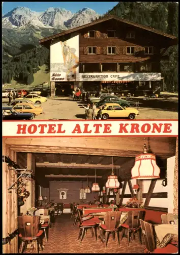Riezlern-Mittelberg Vorarlberg Hotel Alte Krone Kleinwalsertal  Kaufmann 1987