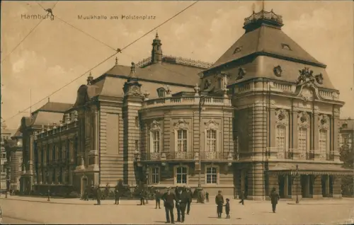 Ansichtskarte Hamburg Musikhalle am Holstenplatz 1931
