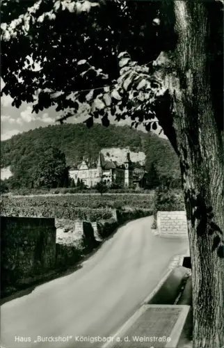 Königsbach an der Weinstraße Neustadt  Haardt Haus Burckshof - Hotel garni 1969