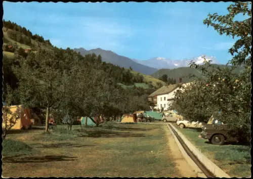 Landeck (Tirol) Feriencamp mit Campingplatz und Bergpanorama 1970