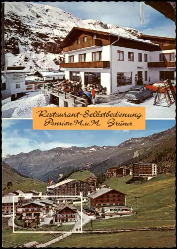 Obergurgl Restaurant-Selbstbedienung Pension M.u.M. Grüner 1970