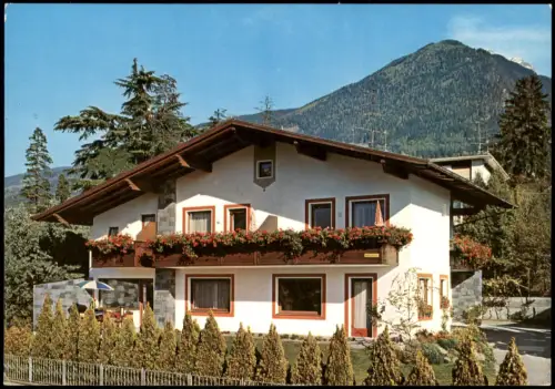 Cartolina Meran Merano Gästehaus LOBIS Schennastrasse 1979