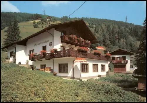 Cartolina Mühlwald Pension Gästehaus FAM. MAIR UNTER DER EGGEN 1975