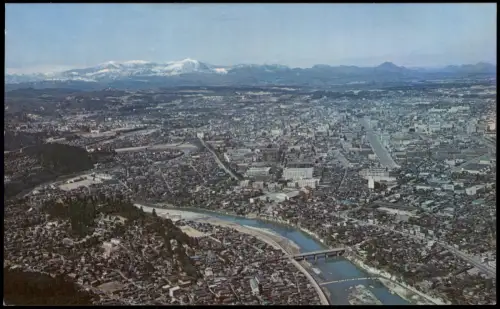 Japan Japan Nippon 日本 Sendai City Aerial View Luftaufnahme 1970
