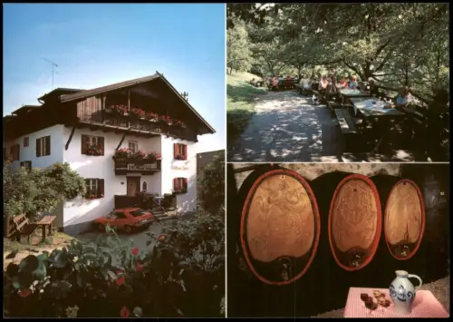 Klausen Südtirol Chiusa MB Ortsansichten mit Gasthof Huber Klausen-Pardell 1995