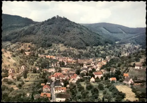 Ansichtskarte Ramberg (Pfalz) Panorama-Ansicht (Luftbild, Luftaufnahme) 1962