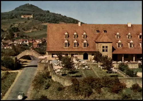 Ansichtskarte Leinsweiler Ortsansicht mit Hotel Leinsweiler Hof 1960
