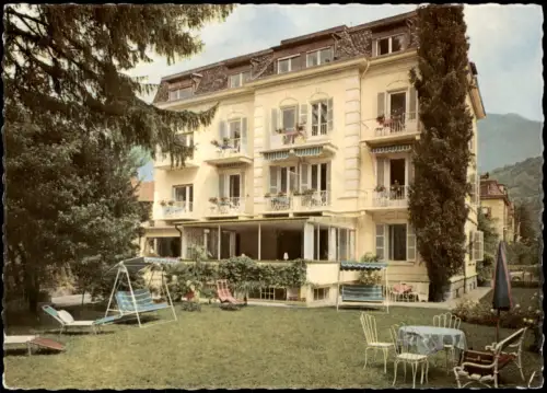 Cartolina Meran Merano Hotel MIGNON Meran Huberstrasse 1960