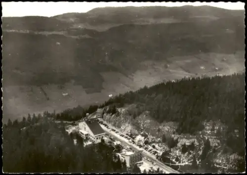 Frankreich Vue aérienne  COL DE LA FAUCILLE (Ain) Vallée de la Valserine 1962