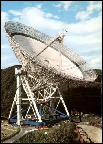 Effelsberg Münstereifel Größtes vollschwenkbares Radioteleskop Welt  Eifel 1980