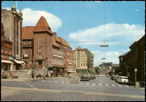 Schwenburg Svendborg Banegaardspladsen Square at the railway station 1960