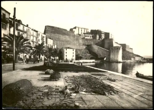 CPA Ajaccio Panorama-Ansicht, Orts-Teilansicht Corse Calvé 1955