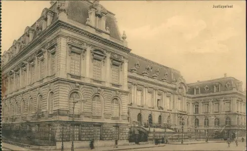 CPA .Frankreich Frankreich Justizpalast 1916  gel. div. Feldpoststempel