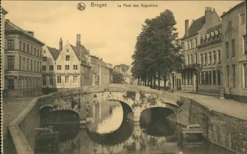 Brügge Brugge | Bruges StadtteilansichtLe Pont des Augustins 1910