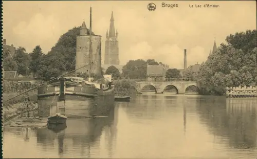 Postkaart Brügge Brugge | Bruges Le Lac d'Amour 1910