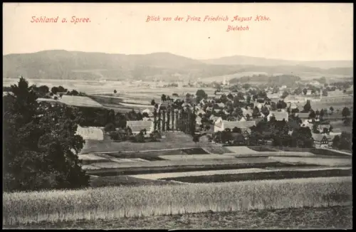 Sohland (Spree) Załom Blick von der Prinz Friedrich August Höhe. Bieleboh 1915