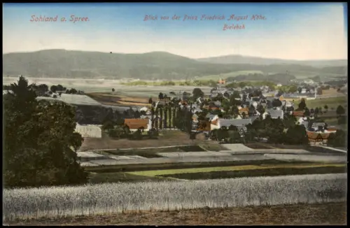 Sohland (Spree) Załom Blick von der Prinz Friedrich August Höhe. Bieleboh 1915