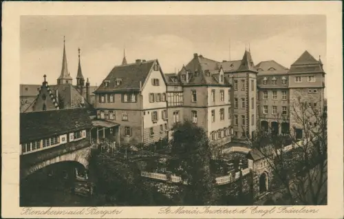 Ansichtskarte Bensheim St. Maria, Institut d. Engl. Fräulein. 1924
