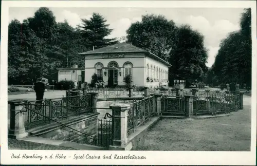 Ansichtskarte Bad Homburg vor der Höhe Spielcasino 1952