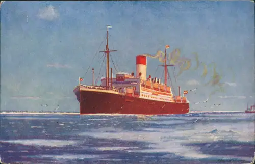Geesthacht Schiffe Dampfer Steamer Unterelbe Deutsche Handelsflotte 1926