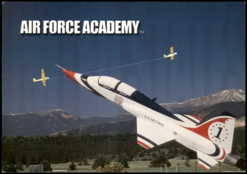 USA United States AIR FORCE ACADEMY Glider tow near Thunderbird Pikes Peak 2000
