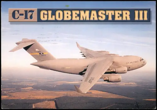 USA United States  C-17 GLOBEMASTER III US Airforce Plane Flugzeug Militär 2002