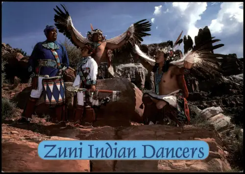 USA United States  Zuni Indian Dancers New Mexico Indianer Native People 2000