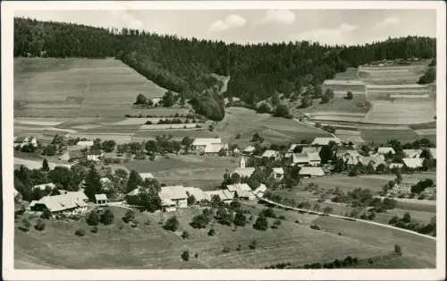 Ansichtskarte Gersbach (Schwarzwald) Stadtpartie - Fotokarte 1961