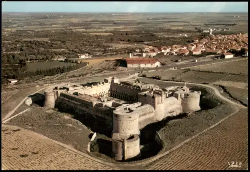 CPA Salses-le-Château Luftaufnahme des Château de Salses 1965
