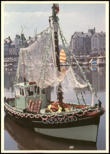 CPA Honfleur Fête des Marins im Hafen von Honfleur 1970