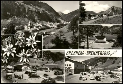 Cartolina Brenner Mehrbildkarte Brennerpass (Brennero) 1971