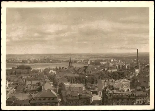 Postcard Graudenz Grudziądz Panorama-Ansicht GRAUDENZ Stadtbild 1940