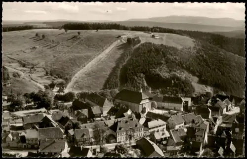 Ansichtskarte Sankt Andreasberg-Braunlage Luftbild Fliegeraufnahme 1962