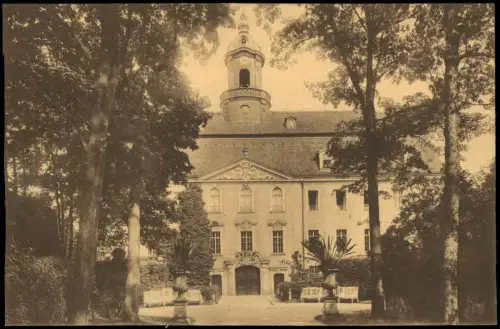 Lichtenwalde-Niederwiesa Schloß Lichtenwalde Eingang Rückseite 1915