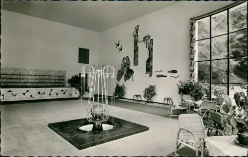 Ansichtskarte Bad Schwalbach Langenschwalbach Weinbrunnen - Innenansicht 1956