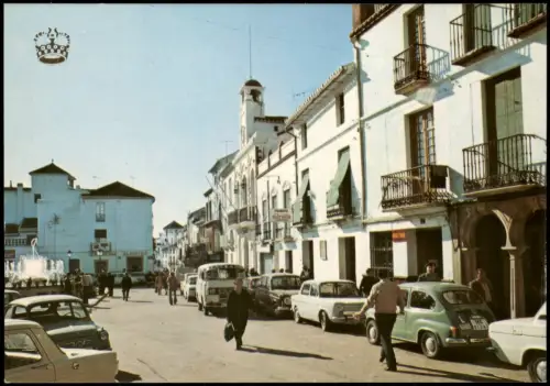 Postale Álora Straßenszene mit Bodega El Pintor 1975