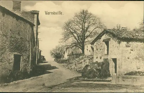 CPA Varneville Meuse Stadtpartie im 1.WK Militaria 1915