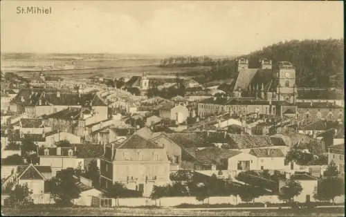 CPA Saint-Mihiel Blick über die Stadt 1914