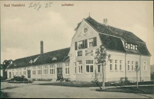 Ansichtskarte Bad Hersfeld Lullusbad 1925