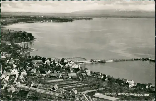 Ansichtskarte Immenstadt (Allgäu) Luftbild Fliegeraufnahme 1957