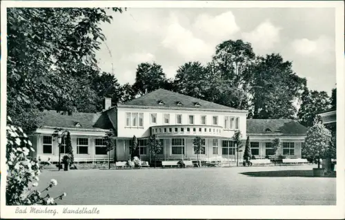 Ansichtskarte Horn-Bad Meinberg Wandelhalle 1957
