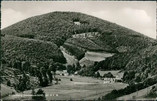 Ansichtskarte Schmallenberg Stadtpartie Wilzenberg Hochsauerland 1957