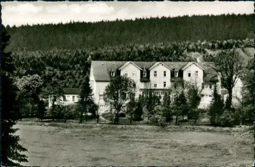 Hahnenklee-Bockswiese-Goslar Dr. Schüssler-Sanatorium - Fotokarte 1962