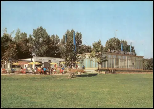 Halle (Saale) Konsum-Gaststätte Saaleaue (Saale) Peißnitzinsel 1987