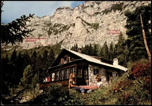 Bozen Bolzano RIFUGIO OLTRADIGE AL ROEN ÜBERETSCHER HÜTTE 1965