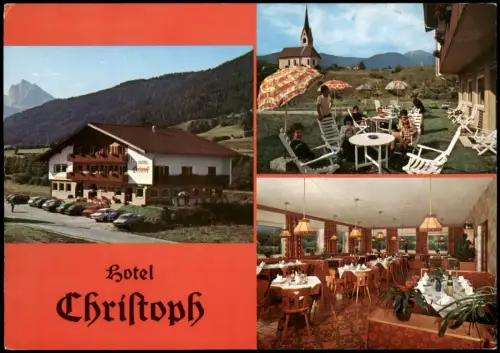 Cartolina Welsberg Monguelfo Mehrbildkarte Hotel CHRISTOPH 1978