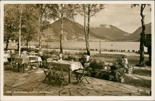 Ansichtskarte Schliersee Kaffee Milchhäusl - Fotokarte 1941