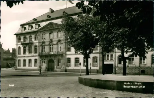 Ansichtskarte Mainz Bassenheimerhof Rhein 1961
