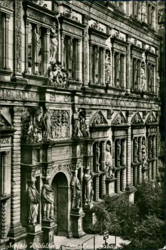 Ansichtskarte Heidelberg Heidelberger Schloss Heinrichbau - Fotokarte 1962